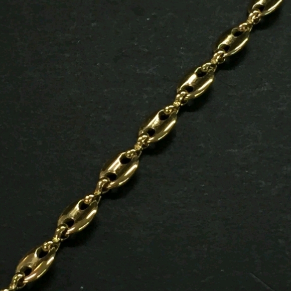Givenchy Gold Tone Anchor Link Chain Necklace (18 INCHES)(EUC)✨️ - Picture 3 of 7